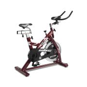 BH Fitness SB1.4 Indoor Bike i sølv, svart og rødt sett fra siden