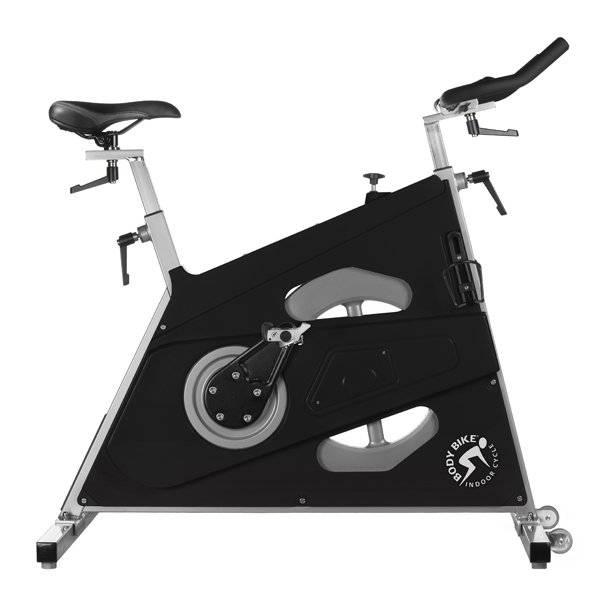 Svart Body Bike Classic studiosykkel sett fra siden