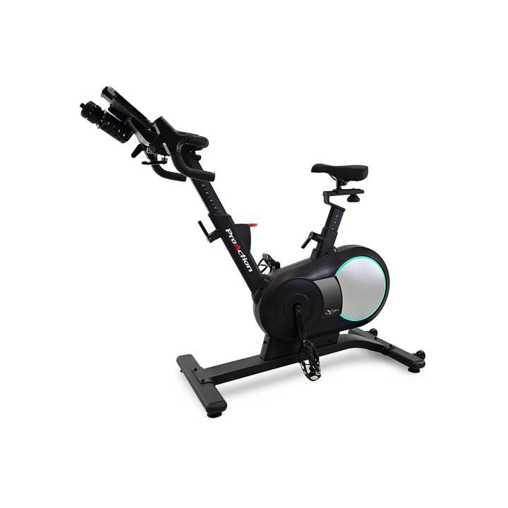 BH Fitness Lyon Smart Bike i svart med justerbart sete og styre