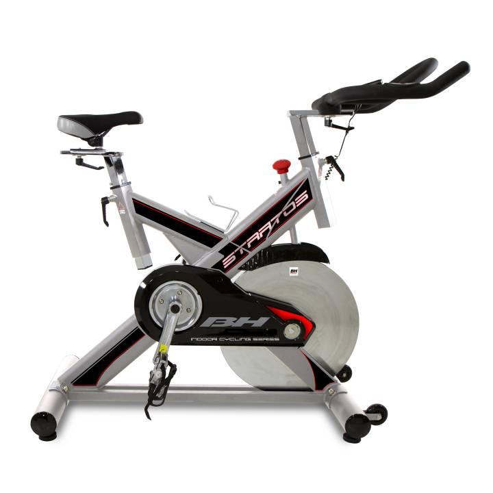 BH Fitness Stratos Smart Bike i svart med tungt svinghjul