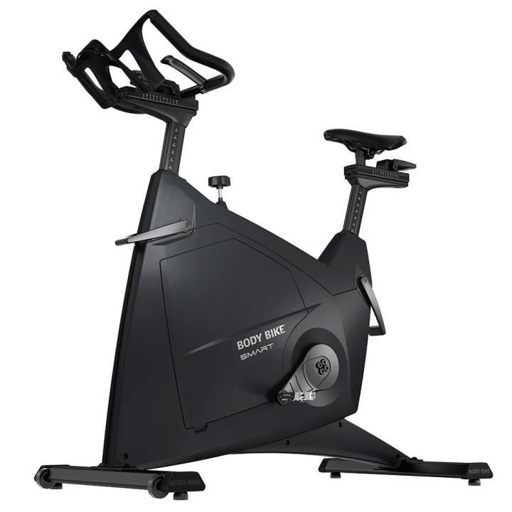 Svart Body Bike Smart spinningsykkel med stabil studioramme